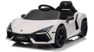 Lamborghini Ruevelto Kids Ride-On Car, Leather Seats, Rubber Tyres, Remote & Self Drive