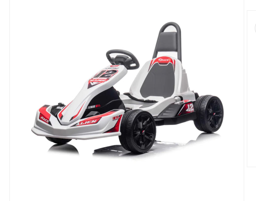 New Predatour 12V Electric Kids Ride on Go Kart with Parent Remote - EVA Wheels