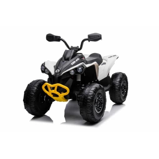 Cam-Am Maverick 24V Kids Electric Ride On Quad – packed with exciting features.