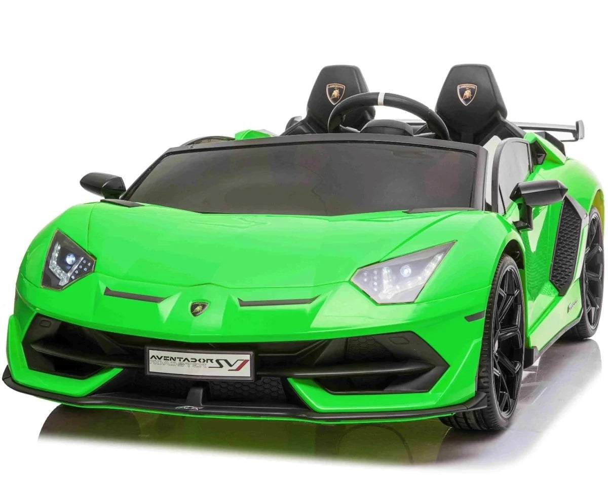 New Licensed Lamborghini SVJ 24V Two Seater Drift Kids Ride on Car With Remote