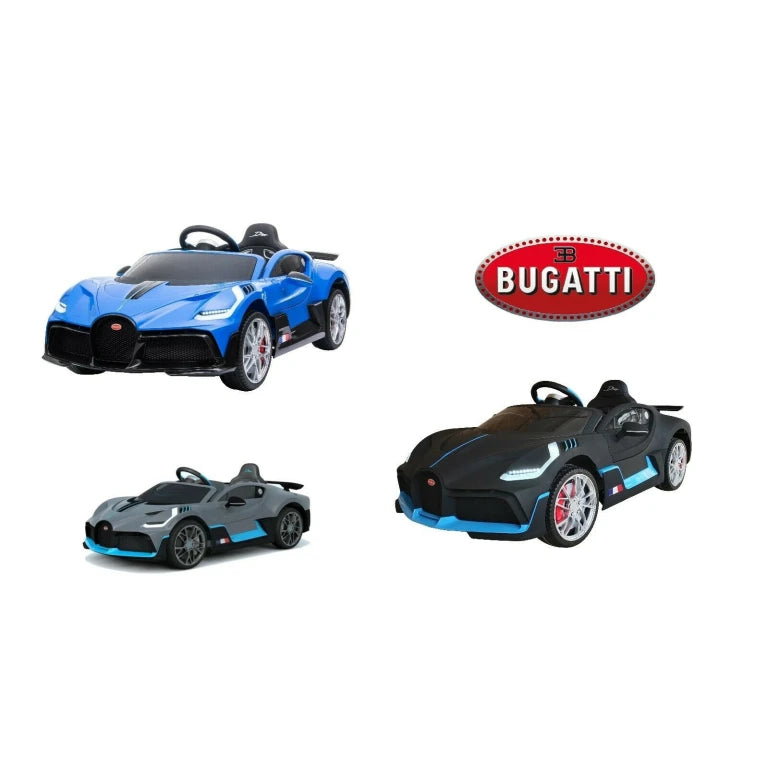 Kids Car Bugatti Divo Ride On Car 12v, Leather Seat & Rubber Tyres, Remote Control & Self Drive