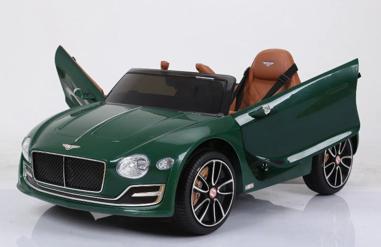 Licensed Bentley EXP12 Electric 12v Ride on Kids Car with Remote, Leather Seats & Rubber Tyres