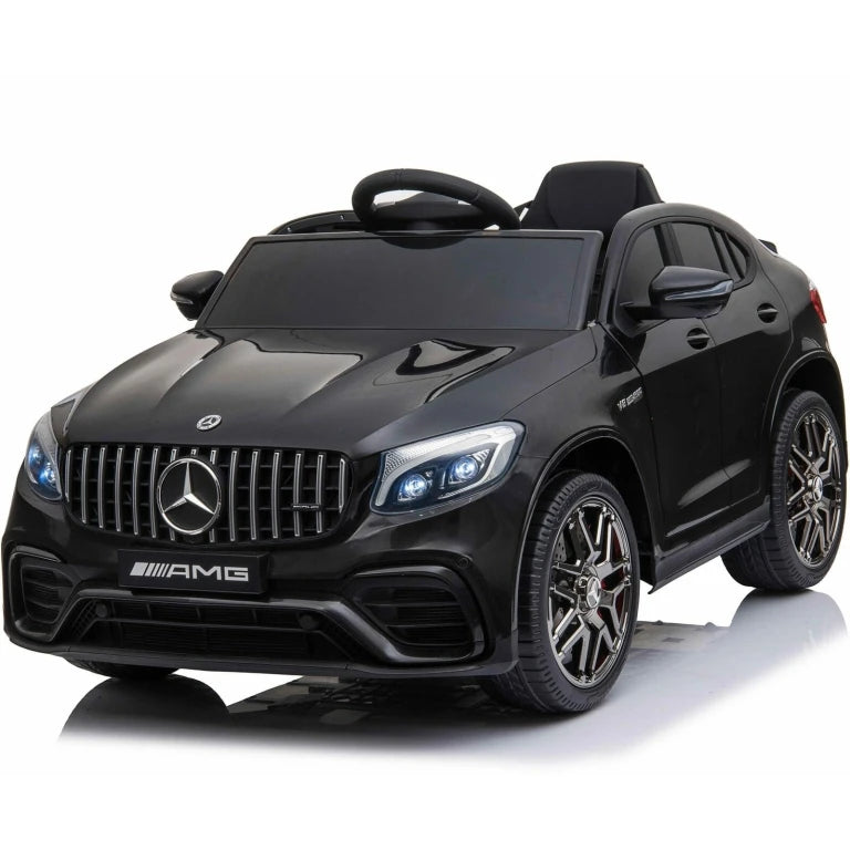 Kids Mercedes AMG GLC63S 12V Children’s Ride On SUV – MP4 Rubber Eva Wheels and Leather Seat