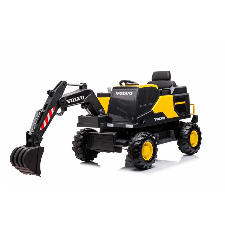 Volvo Kids Ride on Excavator 12V With Leather Seat and Eva Wheels and Parental Remote
