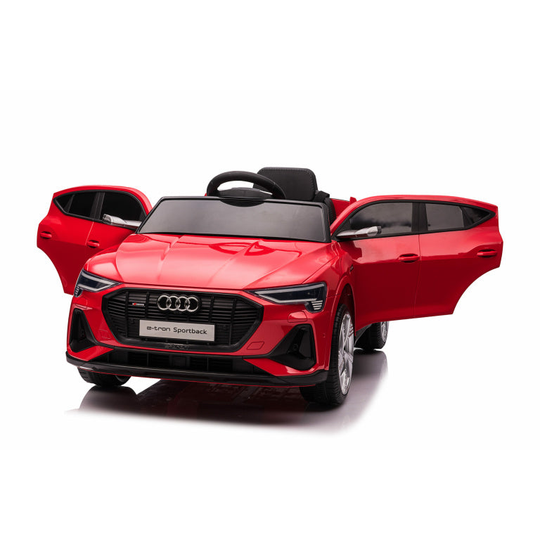 Audi E-Tron Kids 12v Ride on Car Leather Seat Eva Wheels and MP4 TV