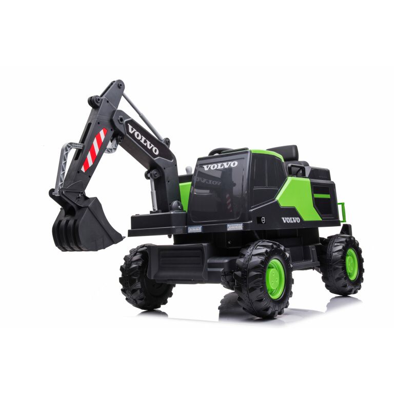 Volvo Kids Ride on Excavator 12V With Leather Seat and Eva Wheels and Parental Remote