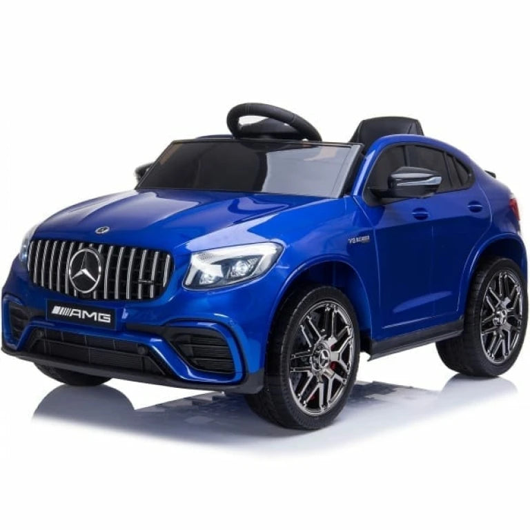Kids Mercedes AMG GLC63S 12V Children’s Ride On SUV – MP4 Rubber Eva Wheels and Leather Seat