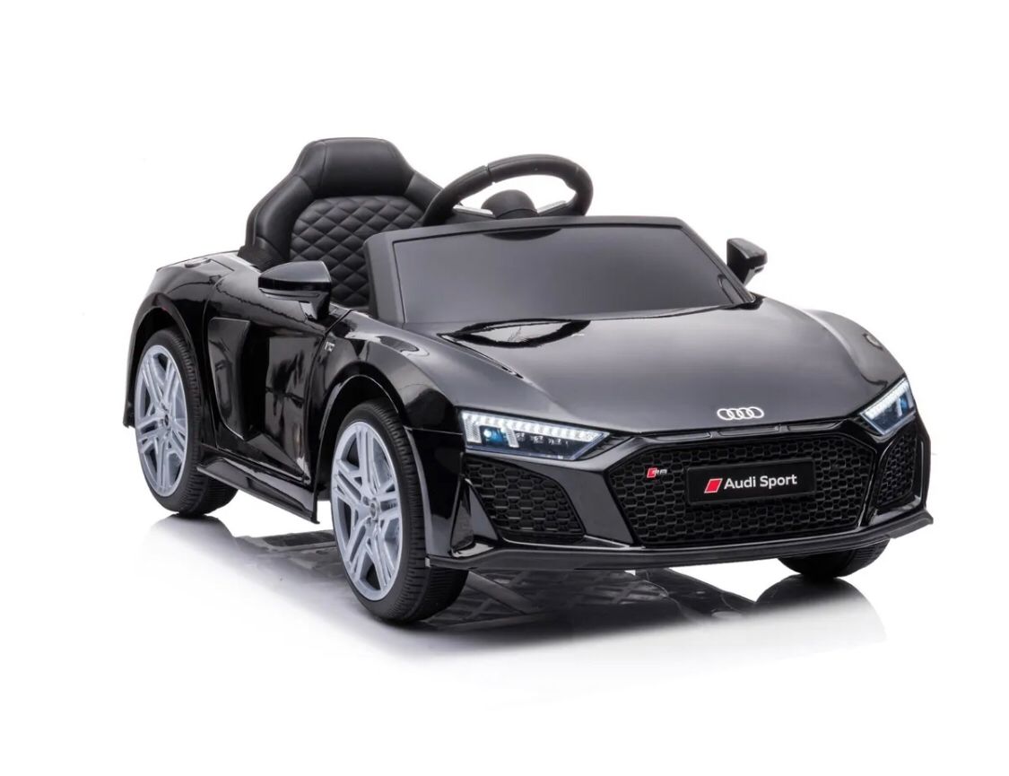 Licensed Audi R8 12v Kids Ride On Car with Remote, Upgraded Model,Leather Seats - EVA Wheels, Bluetooth