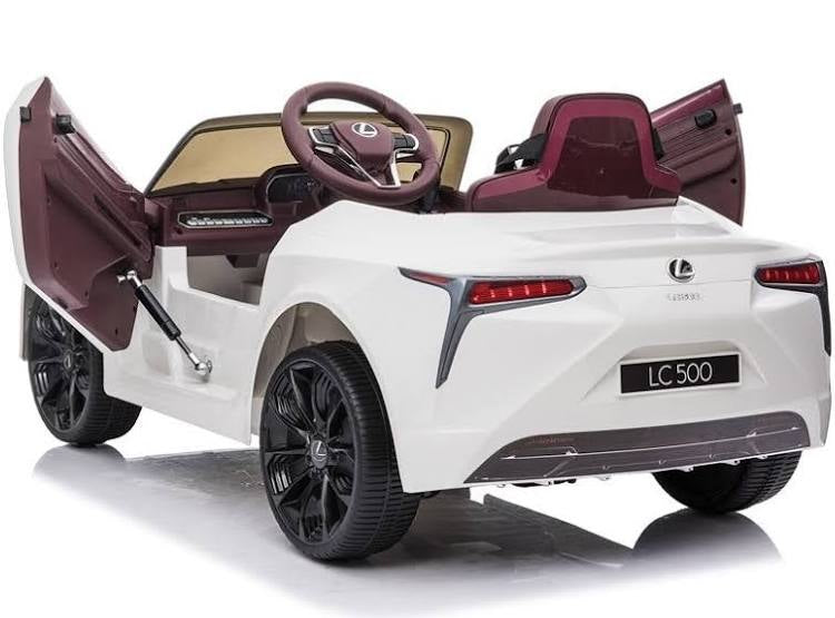 Here we have the amazing new official licensed Lexus LC500 12v Kids Ride On car with parental remote control function