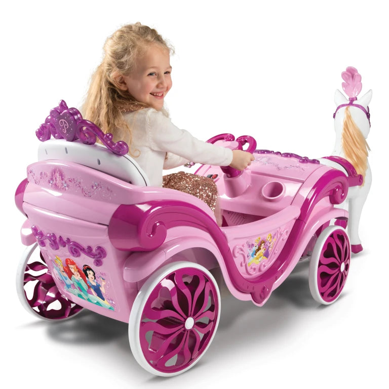 Disney Princess Horse and Carriage Electric Ride On 6V Official Licensed