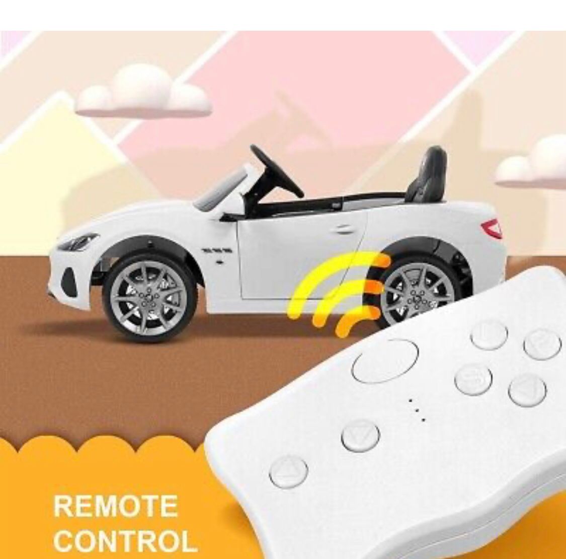 Maserati Gran Cabrio 12V Kids Ride on Car with Remote  (Free Delivery)