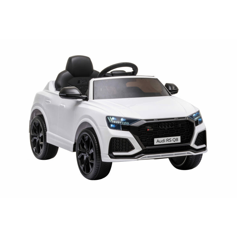 AUDI RSQ8 KIDS RIDE ON CAR 12V ELECTRIC WITH LEATHER SEAT RUBBER WHEELS AND PARENTAL REMOTE